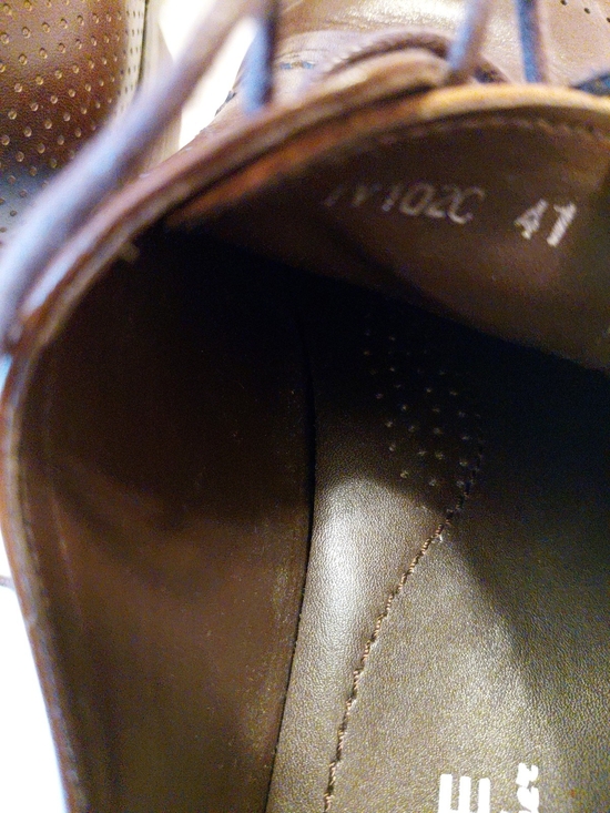 Pini Parma Loafers Brown Size 8 EUC Lace Up Made In Italy